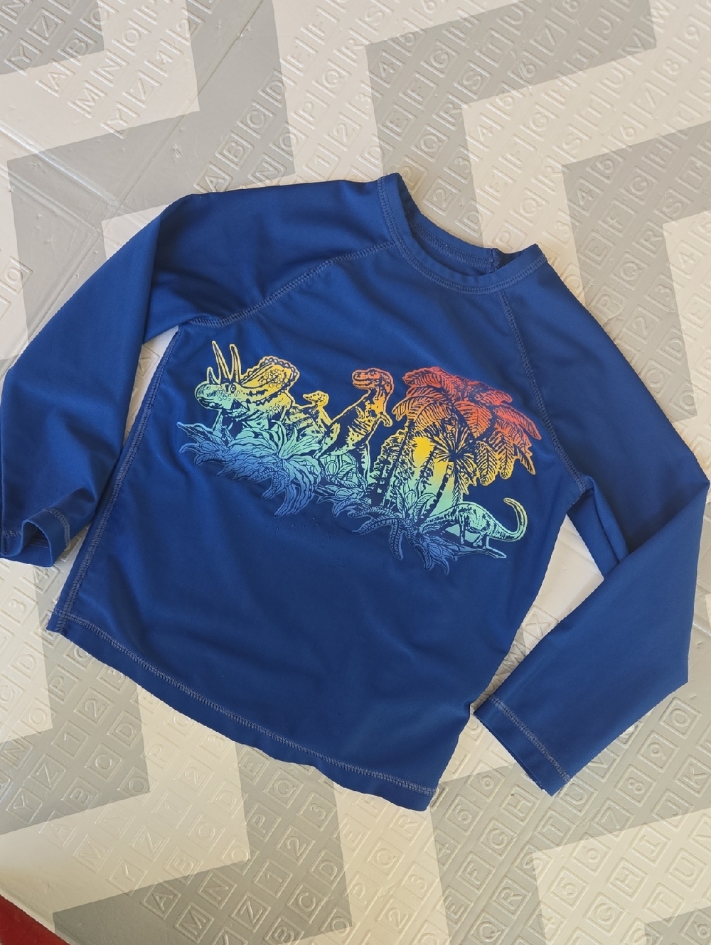GAP Baby Blue Toddler Swim Shirt Size 2yrs